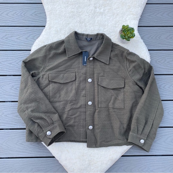Express Jackets & Blazers - Express Green Jacket